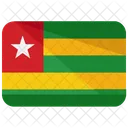 Togo Bandeira Pais Ícone