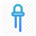 Transmitter Electrical Component Outlined Gradient Icon