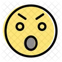 Ira Boca Abierta Icono