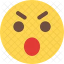 Ira Boca Abierta Icono