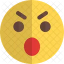 Ira Boca Abierta Icono