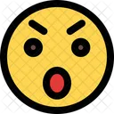 Ira Boca Abierta Icono