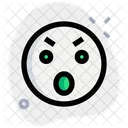 Ira Boca Abierta Icono