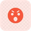Ira Boca Abierta Icono