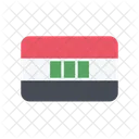 Irak Flagge Land Icon