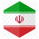 Iran Flag Country Icon