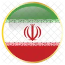 Iran Holiday Flag Icon