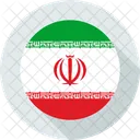 Iran Flag Of Iran Irans Circled Flag Icon