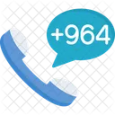 Iraq Dial Code  Icon