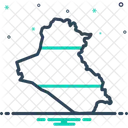 Iraq Baghdad Country Icon