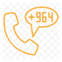Iraq Country Code Phone Icon