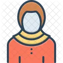 Iraqi Homeless Migrant Icon