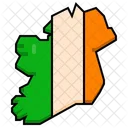 Ireland Island Location Flag Icon