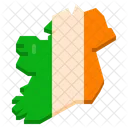 Ireland Island Location Map Icon