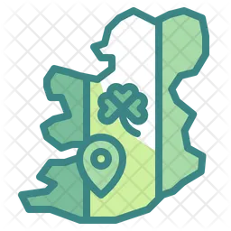 Ireland Map  Icon