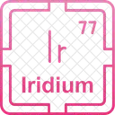 Iridium Preodic Table Preodic Elements Icon