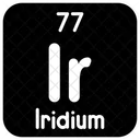 Iridium Chemistry Periodic Table Icon