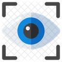 Iris Recognition Eye Tracking Focus Eye Icon