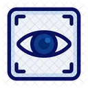 Iris Recognition Eye Scan Eye Scanner Icon