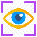 Iris Recognition Eye Tracking Focus Eye Icon