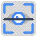 Iris Recognition Eye Tracking Focus Eye Icône