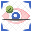 Iris Recognition Eye Tracking Focus Eye Icône