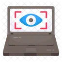 Iris Recognition Eye Tracking Focus Eye Icône