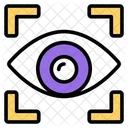 Iris Recognition Eye Tracking Focus Eye Icône