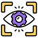 Iris Recognition Eye Tracking Focus Eye Icône