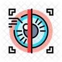 Iris Scan Biometrisch Symbol