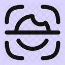 Iris Scan Eye Scan Eye Scanning Icon