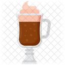 Irish Coffee Gebruhter Kaffee Heiss Symbol