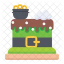 Irish Cake Leprechaun Cake Patricks Cake Icon