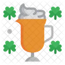 Irish Coffee St Patricks Day Iced Coffee Icono