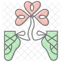 Irish Dancing Shoes Lineal Color Icon Symbol