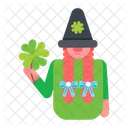 Irish Gnome Patricks Gnome Patricks Day Icon