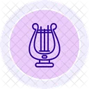 Irish Harp Line Icon Icon