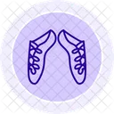 Irish Jig Shoes Line Icon Icon