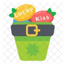 Irish Pot Leprechaun Pot Lucky Pot Icône