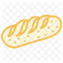 Irish Soda Bread Duotone Line Icon Symbol