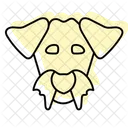 Irish Terrier Color Shadow Thinline Icon Icon