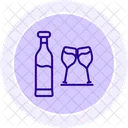 Irish Whiskey Line Icon Icon