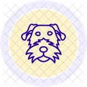 Irish Wolfhound Line Icon Icon