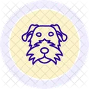Irish Wolfhound Line Icon Icon
