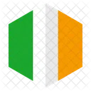 Irland Land Flagge Symbol