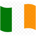 Flagge Land Irland Symbol