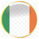 Irland National Flagge Symbol