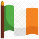 Irlanda Dia De Sao Patricio Bandeira Ícone