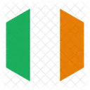 Irlanda Bandeira Mundo Ícone