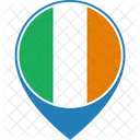 Irlanda Bandeira Mundo Ícone